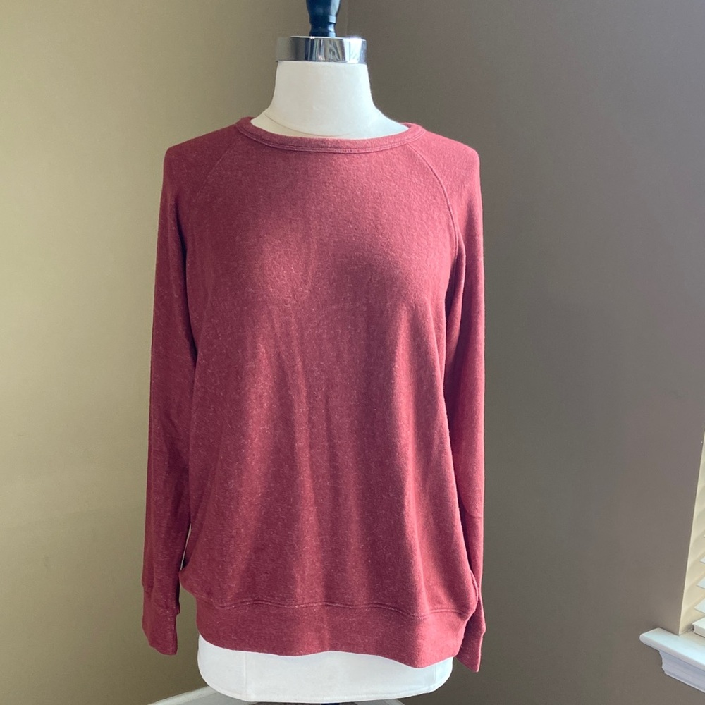 NEW‎ Rust Red Long Sleeve Top by Buffalo David  Bitton Medium